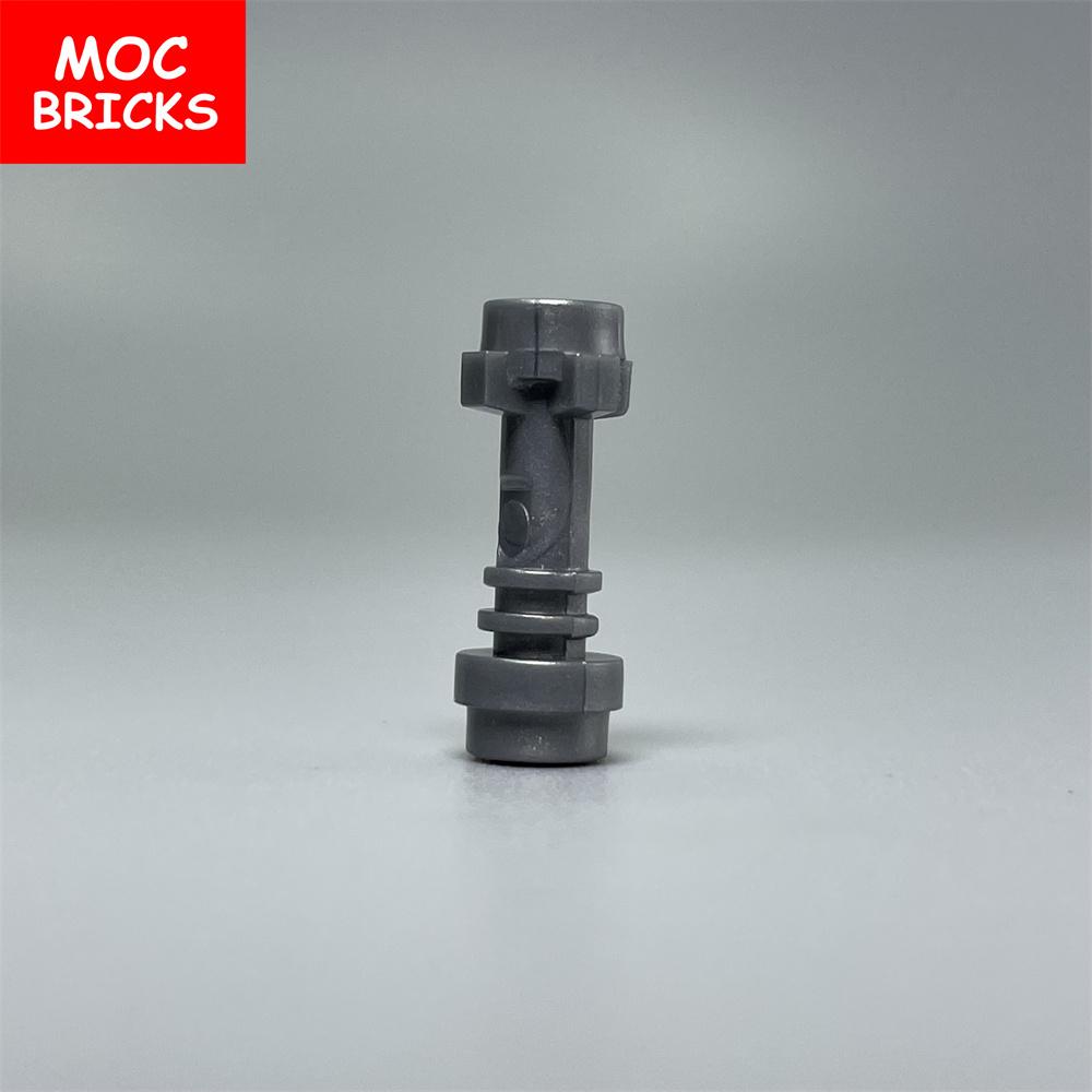 10pcs/lot MOC Bricks Lightsaber Hilt Straight handle Weapon fit with 64567 Figure Kids Building Blocks Toys