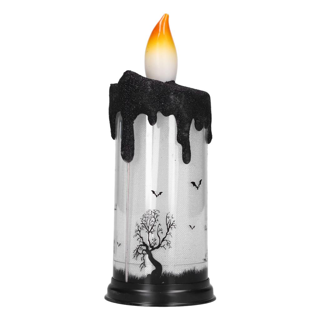 Halloween Snow Globe Candles Light LED Terrorist Decoration Electronic Candle Lamp for Party HolidayDancing Skeleton