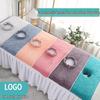 Thickened Absorbent Facial Hole Massage Bed Towel - Custom Logo