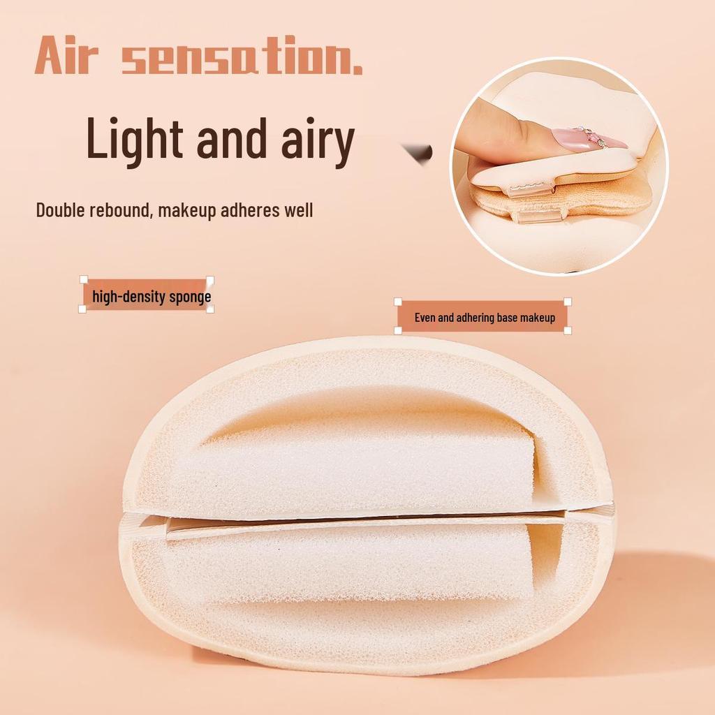 Little Bear Powder Puff Set: Soft, Flawless Cushion for Q-Bounce Base Makeup