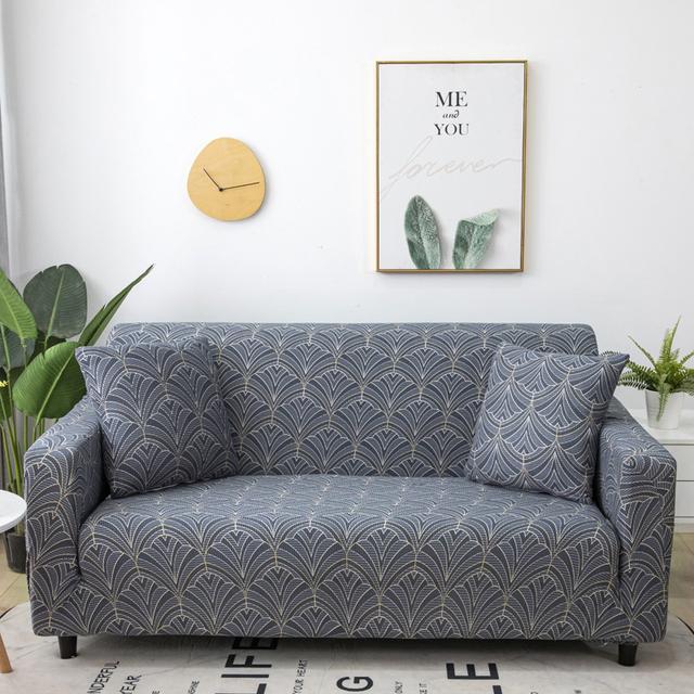 

Чехол для дивана, полностью обернутый чехол с принтом, эластичный эластичный чехол для дивана, чехол для углового секционного дивана 1-seater 90-140cm