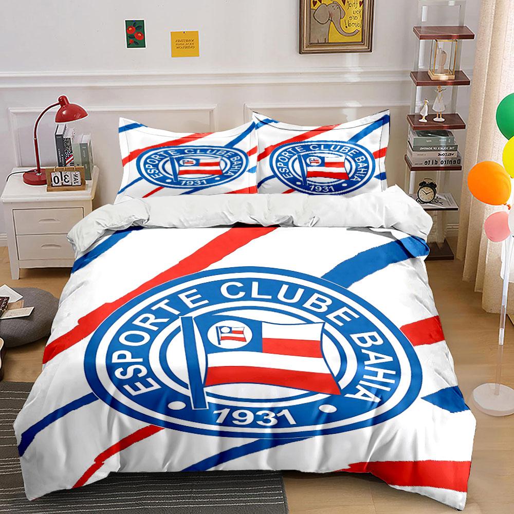 "Esporte Clube Bahia Bedding Set" Bedding Duvet Cover Set Duvet Cover Pillowcases (1 * Duvet Cover 2 * Pillowcases, without duvet insert)
