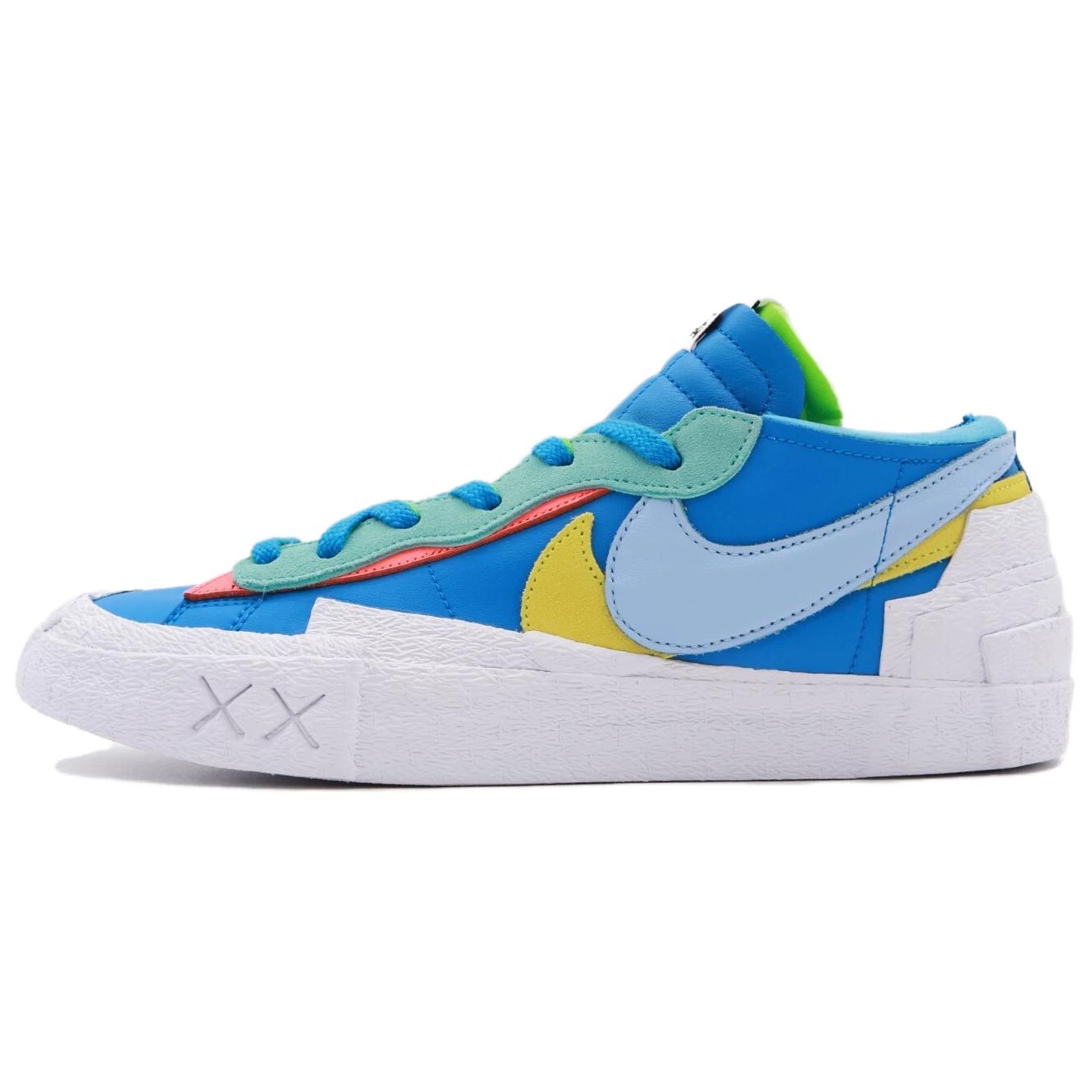 Sacai X KAWS X Nike Blazer Low Neptune Blue DM7901-400 37.5
