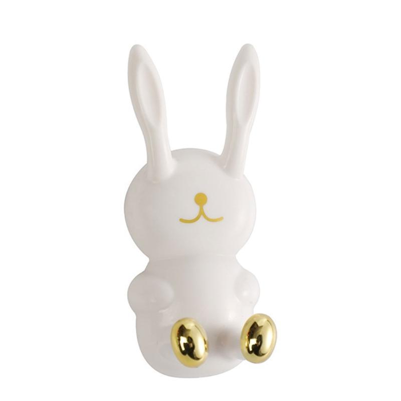 Cartoon Rabbit Wall Hook Hanger Multifunctional Hanging Bracket Supplies for Home Bathroom Toothbrush Cup