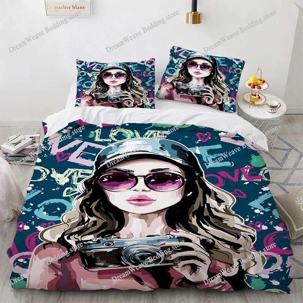 African Girl Bedding Set Duvet Cover 3d Bedding Fashion Design Decoration King Duvet Cover Set Double Bed Set Bedding Sets