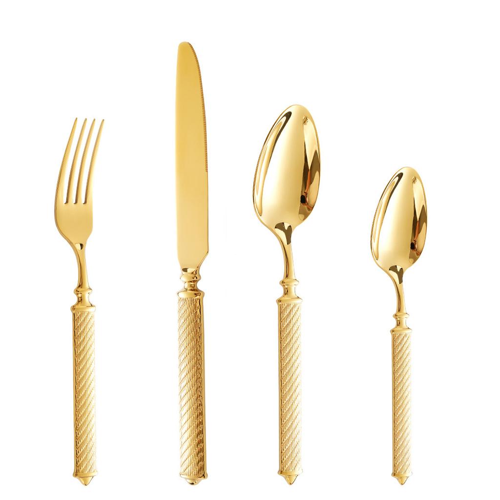 Kování z nerezové oceli 304 hotel domov dezertní lžíce kávová lžička stolní nádobí příborová sada z hovězí kůže vysoké kvality