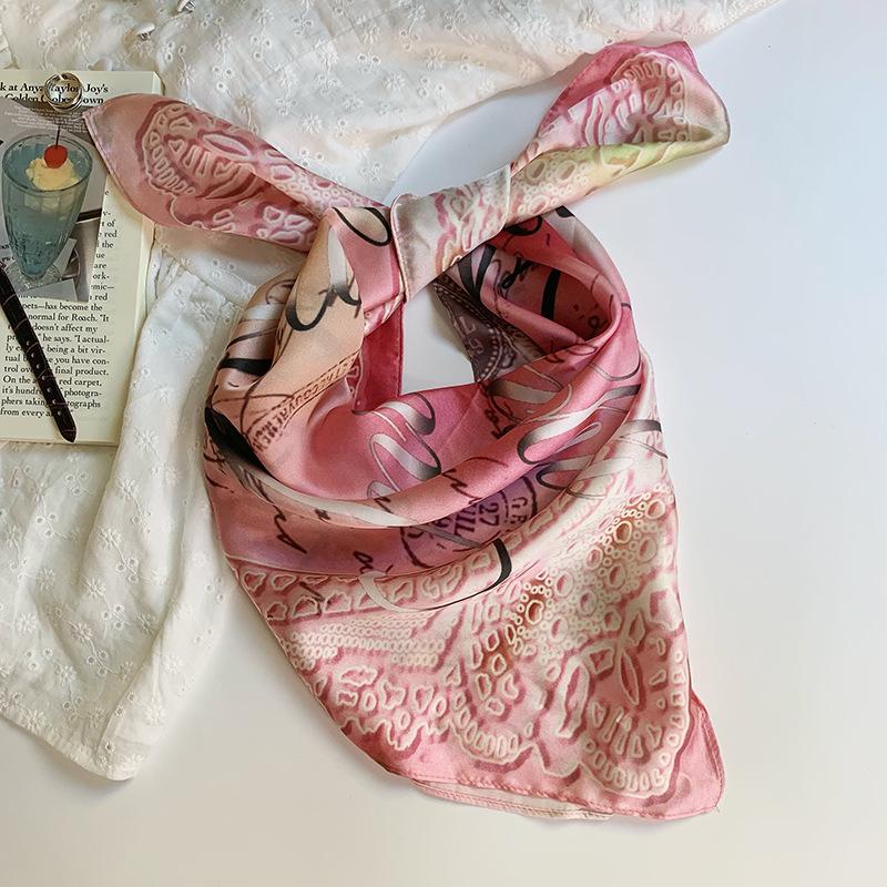 Pink Star Headband: Y2K Sweet Spicy Girl Gradient Print Bandeau One Size
