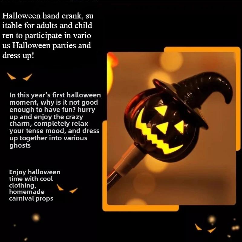 Kreativer Halloween-Licht-Leuchtstab Heißer Verkauf Kürbis Skelettkopf Blinkendes Spielzeug Kinder-Partyartikel Halloween LED Blinkende Spielzeuge