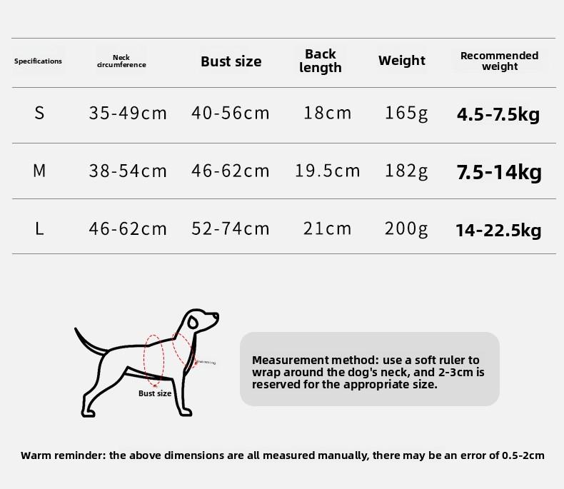New dog chest strap, anti-break-free pet chest strap vest type dog leash pet supplies