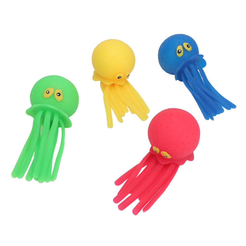Octopus Ball Toy Luminous Stress Relief Cute Sensory Kids Bath Toy for Boys Girls for Beach Pool