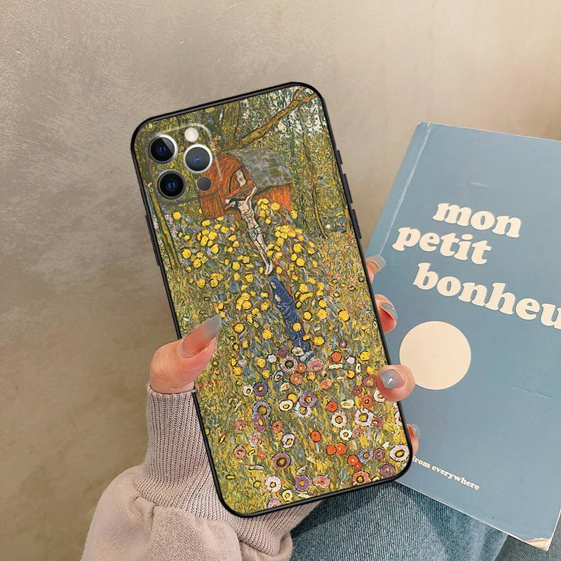 Gustav Klimt Case For iPhone 17 Air 16 15 14 13 11 12 Pro Max 13 mini XR 15 16 Plus 16e Back Cover Shell