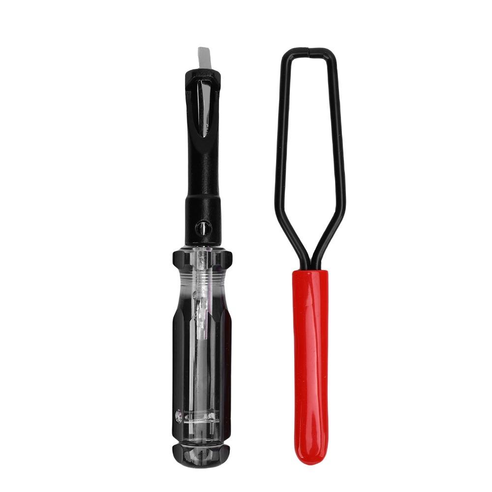 2PCS 10mm Valve Adjustment Tool 2-In-1 Combo Slotted Adjustment Stud Jam Nut Tool Auto Shop