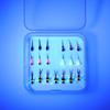 19PCS/Box #16#18 Tungsten Bead Fast Sinking Wet Fly Euro Nymph Fly Trout Fishing Lures Baits