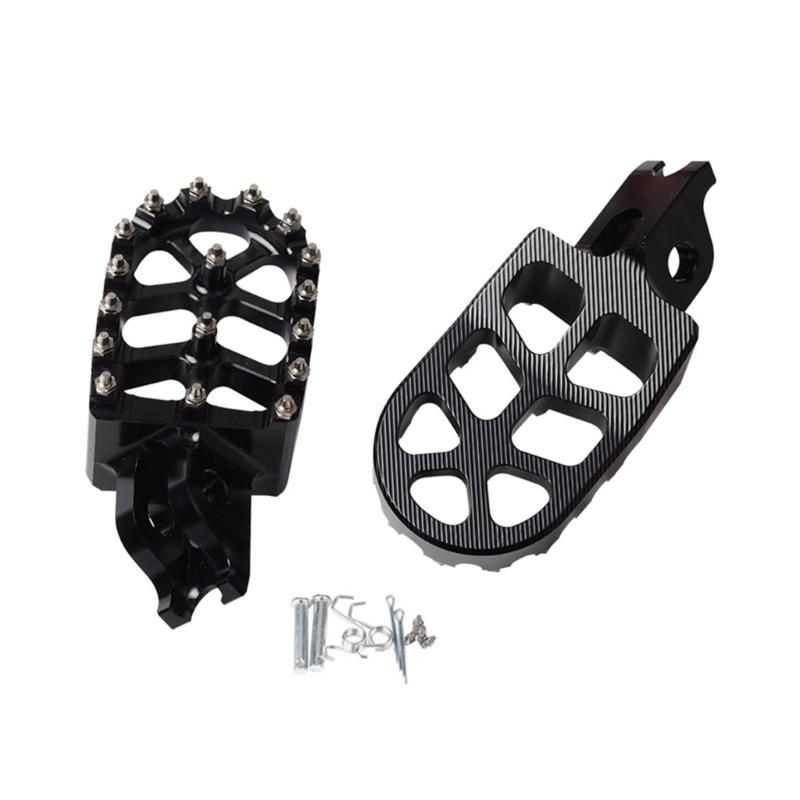 Stylish Foot Pegs Universal Fit Foot Pegs Reliable Support Simple Installs for Motorcycle Riders for KX450F 2019-2021