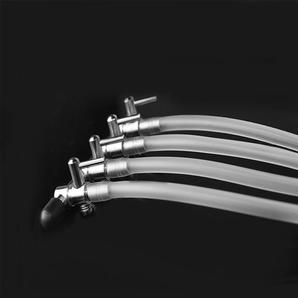 Stainless Steel Aquarium Tank Air Pump Air Flow Splitter Air Flow Tube Pipe Line Control Valve Switch Valve