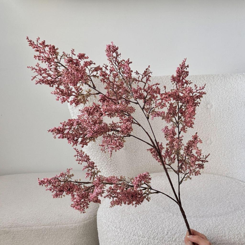 Wabi-Sabi Style Oil Painting Green Plant Ornaments: Floral Art Decoration & Photography Props