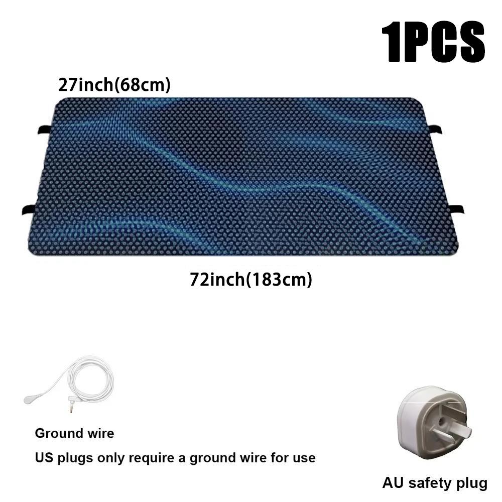 Grounding Sleep Mat Conductive Leather Earthing Mattress Pad Better Sleep Stress Relief