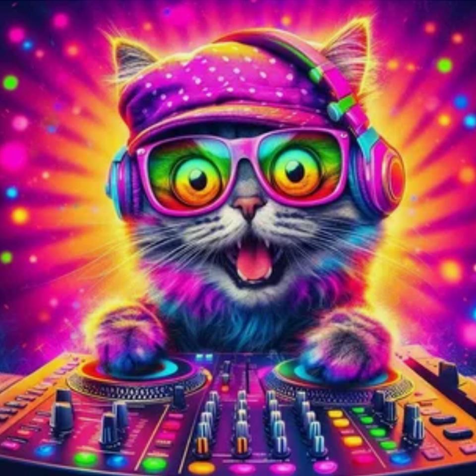 

5D Diy Алмазная картина Животное Киберспорт Кошка Узор Мозаика Инкрустированная Вода Алмазная вышивка Красочная картина Украшение игрового зала Full Round 20x20CM