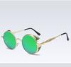 Polarized Steampunk Retro Round Sunglasses Mirror Glasses Male Glasses Female