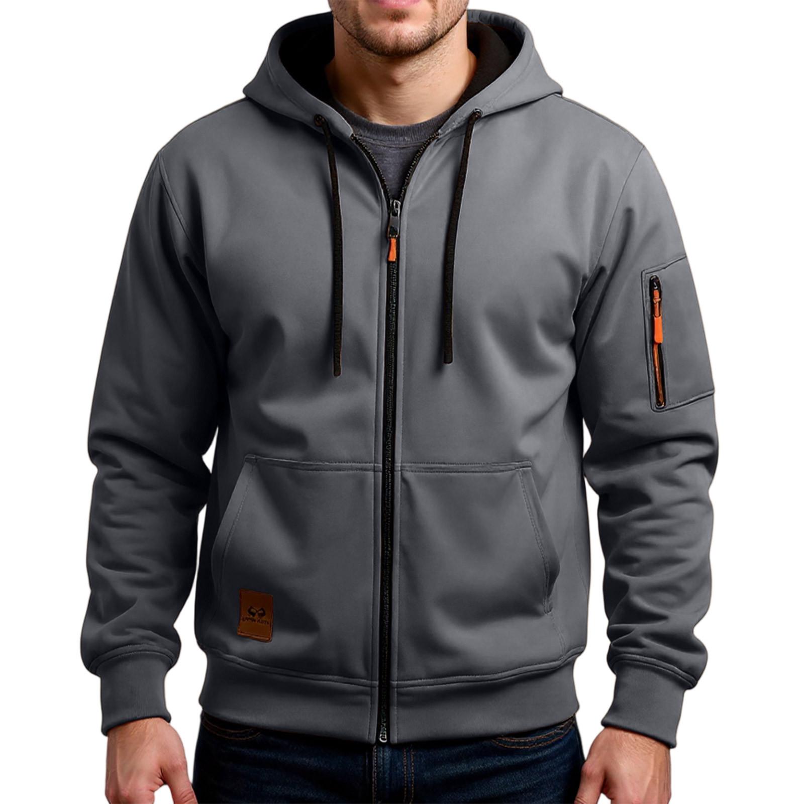 

Мужская куртка на молнии, повседневная куртка-кардиган в стиле ретро с длинными рукавами XXL