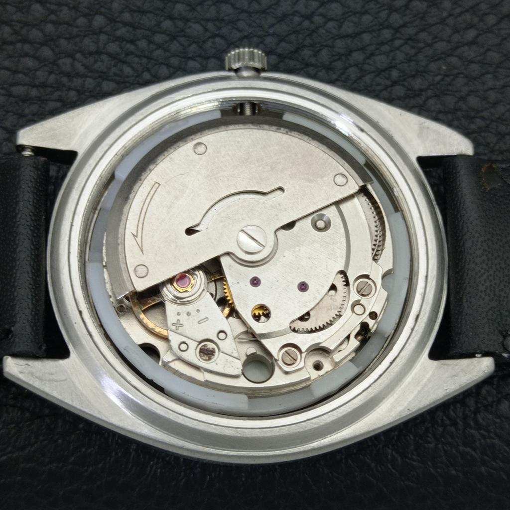 AUTOMATIC VINTAGE CITIZEN 8200 JAPAN MENS BLACK COLOR DIAL WATCH a706802-1