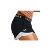 Under Armour Play Up 3.0 Training Shorts Women Bottoms Black 1344552-002