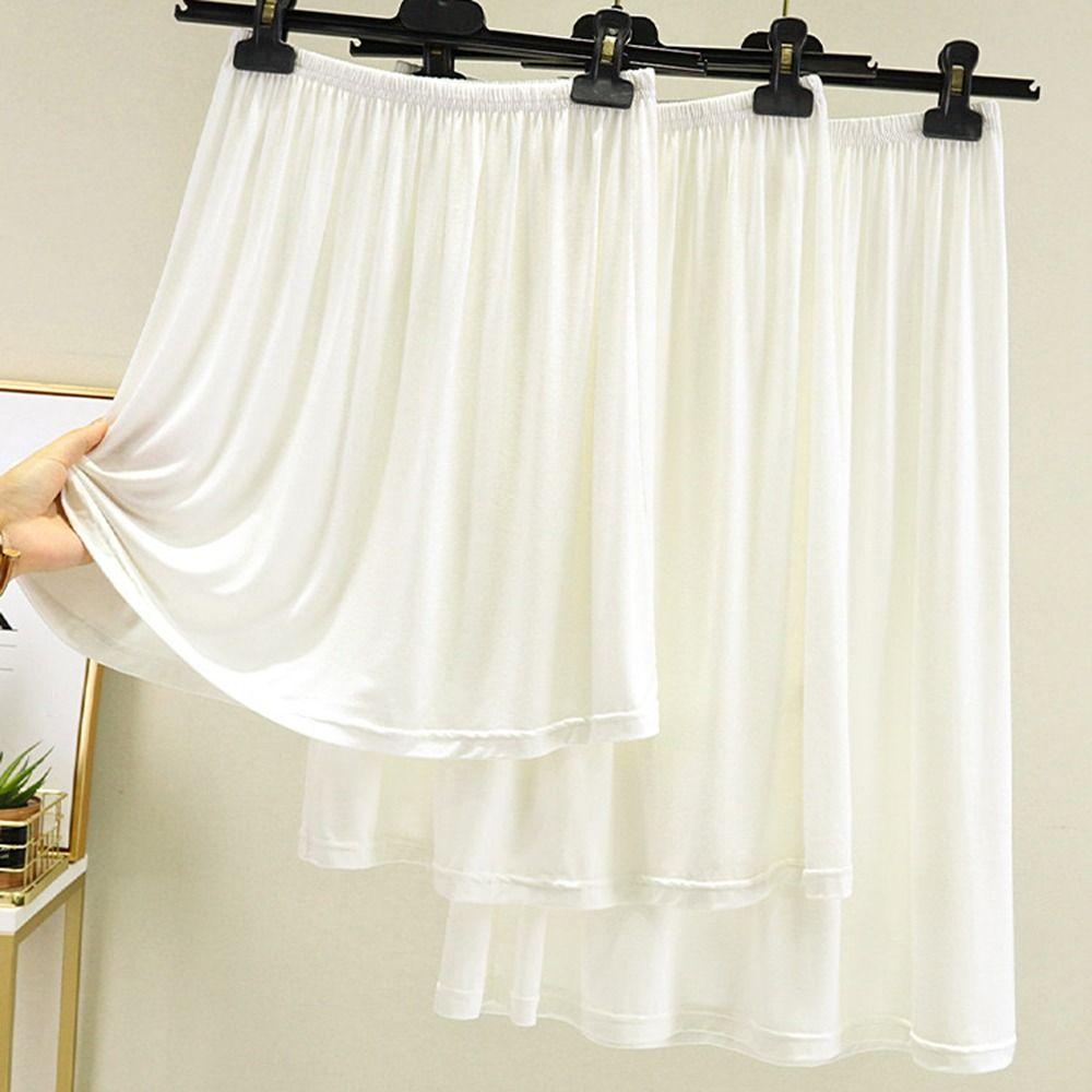 High Waist Underskirt Anti-glare Innerwear Short Skirt Fashion Half Length Skirt for Women