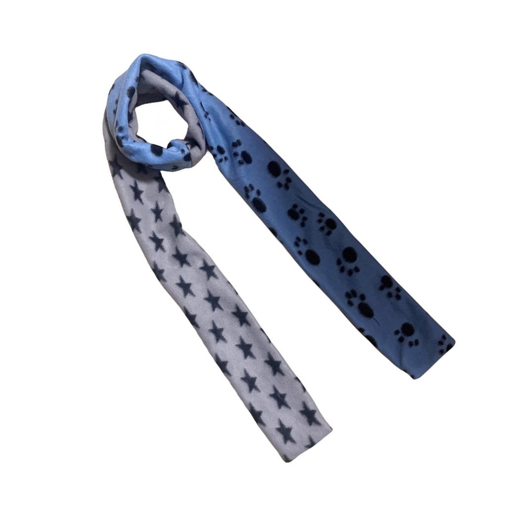 Dog Cat Paw Print Womens Infinity Scarf Lightweight Fleece Soft Scarf Winter Fall Shawl Wraps Neck Warmer Scarf