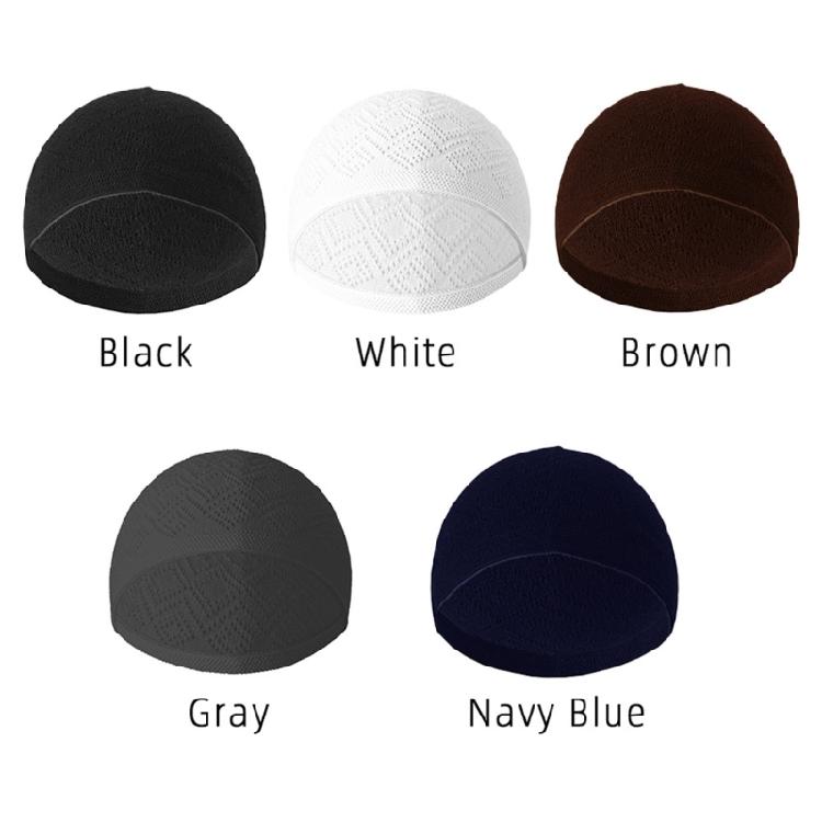 Foldable Sun Hat Gentleman Hat Breathable Hat for Men National Styles Hat for Worship and Everyday Use