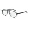 Transparent Computer Reading Glasses Frame Women Anti Blue Light Square Eyewear  Black Eyeglasses Presbyopic Glasses For Men