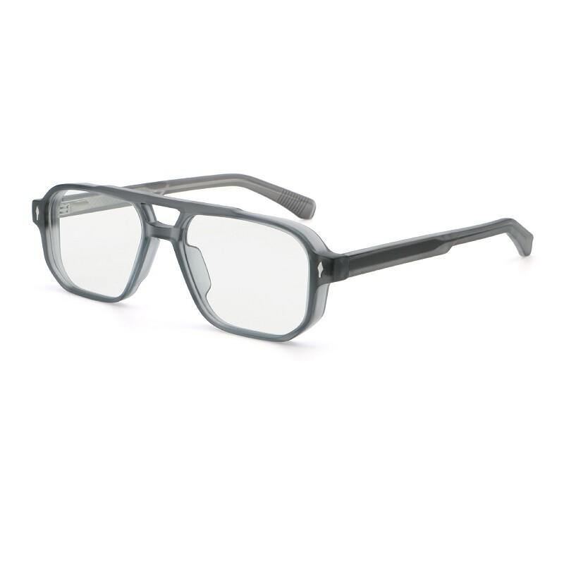 Transparent Computer Reading Glasses Frame Women Anti Blue Light Square Eyewear  Black Eyeglasses Presbyopic Glasses For Men