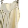 Lily Brown Long Length Corset Pleated Skirt Beige Women Used