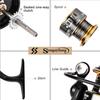 SOUAGYILANG Travel Fishing Reel 12 BB Light Weight Ultra Smooth Powerful Spinning Reels for Freshwater Saltwater Trolling Reel