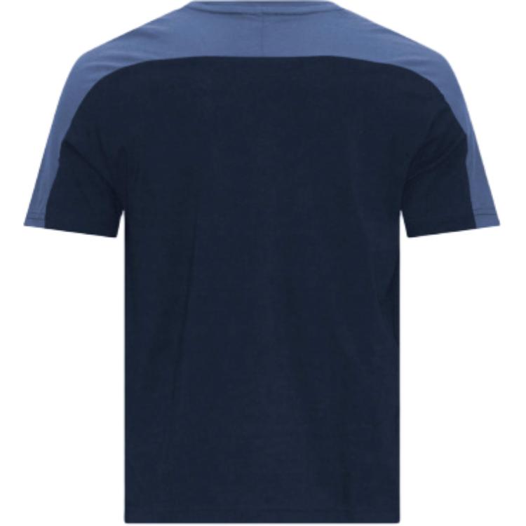 Emporio Armani EA7 Color Block Crew Neck Cotton T-Shirt Men Tops 6RPT15-PJ02Z-1559
