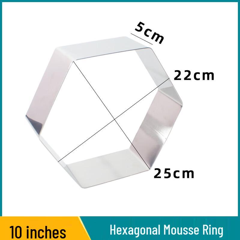 Daren Hexagonal Mousse Cake Ring