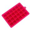 Silicone Ice Cube Tray with Lid, 24 Square Holes for Baby Food, Fruit Puree, Cheese, or Jelly Mold.
