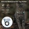 Pet Collar Adjustable Cats Collar with Reflective-Stripe & Tracker-Protector Dogs Nylon Breakaway Collar Pet Supplies