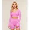Vital Sweetheart Neck Crop Top Focus Pink B5c9w Kdfx