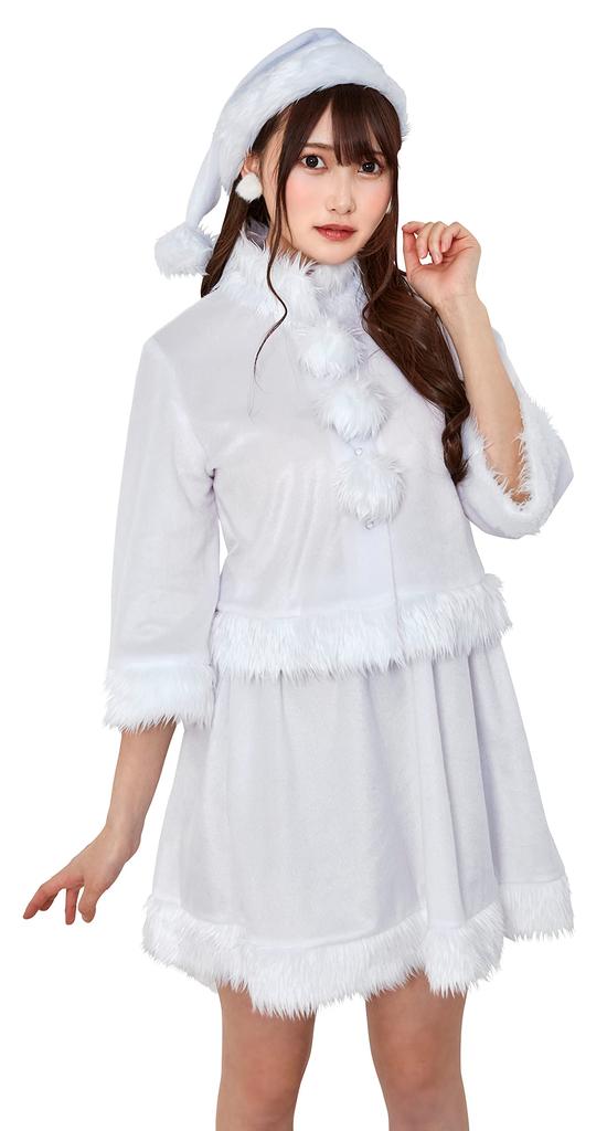 Clearstone Mimi Noel Cosplay Christmas Basic Santa White Women's