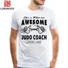 Youth Tees Judo Printed Men's T-shirt Short Sleeve Tshirt O Neck Casual