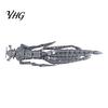 Posable Desktop Ornament 3D Printed Sea Monster Toy, Multi-Joint Articulated Figure, Flexible Mythical Deep Creature PLA Material Decor Fidget