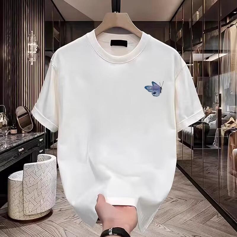 Summer Men Women Round Neck Short Sleeve Print T Shirt Breathable Sport Tops