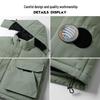 EASTERN CAMEL Unisex Padded Winter Jacket with Detachable Hood