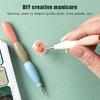 1/5pcs Professional Nail Art Dotting Pen Plastic Handle DIY Dotting Pens Can Be Spliced Rhinestones Gem Picker Manicure Tools