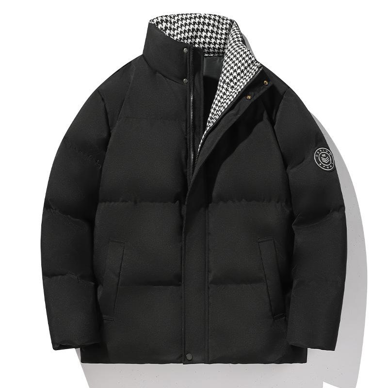 

Куртка мужская хлопковая стеганая с воротником-стойкой, зимняя, бархатная, утолщенная 5XL чёрный