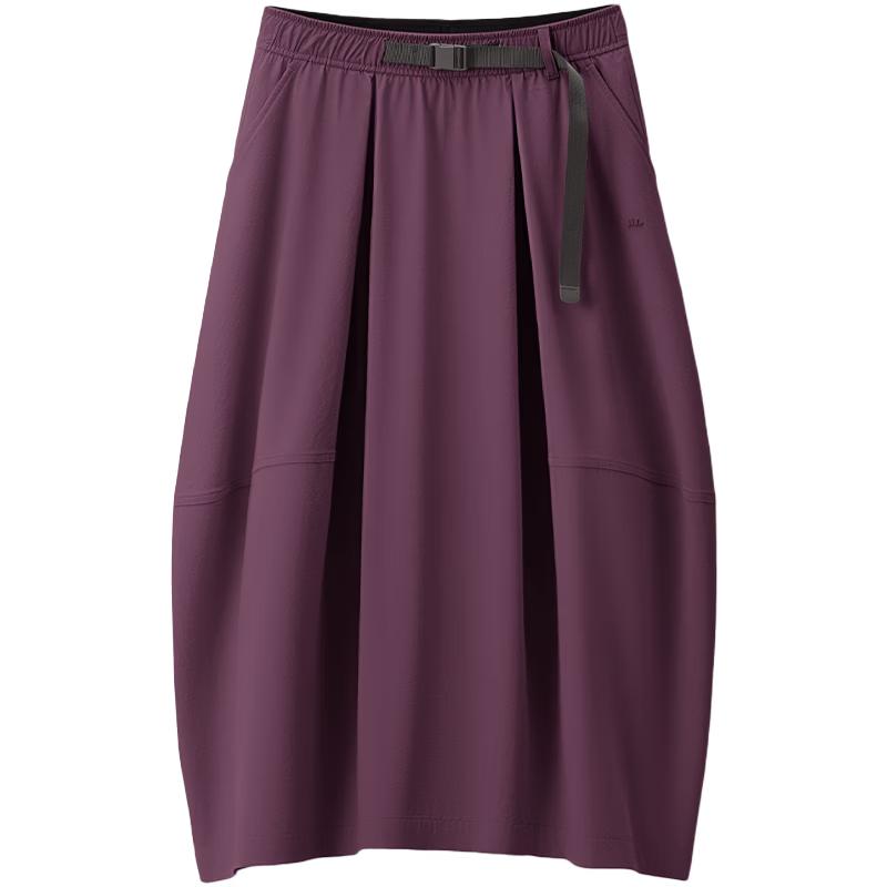 beneunder Damen Faltenrock A-Linie Midi