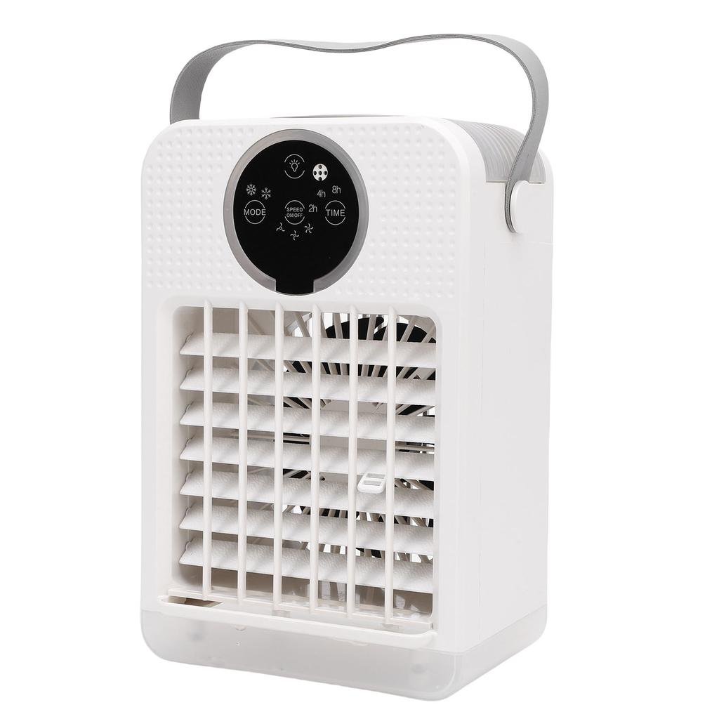 4-in-1 tragbarer Klimaanlage 700ML Verdunstungskühler Luftkühler Luftbefeuchter Persönlicher Mini-Schreibtisch-Kühlventilator mit 3