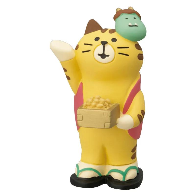 ZAKKA Japanese INS Creative Resin Modle Cat Trend Play Miniature Gift Resin DIY Home Craft Small Ornaments Desktop Decoration