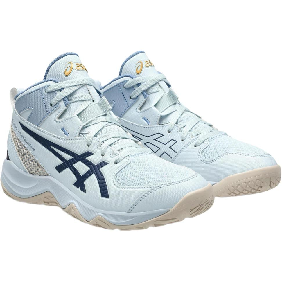 ASICS DUNKSHOT MB 10 Mid top Children's Basketball Shoes White Blue Kids' 1064A023-401