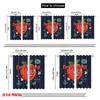 2pcs 2D Flat Printing Curtains Peachy Sweet Authentic Good Stuff Polyester Without Electricity 0 Perfect for Entryway Room